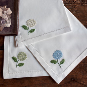 Hydrangea napkin set of 4