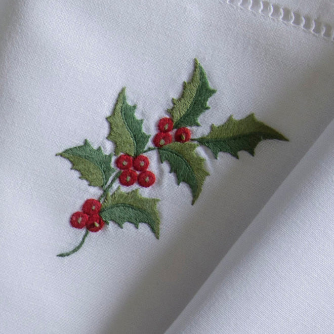 Holly napkins