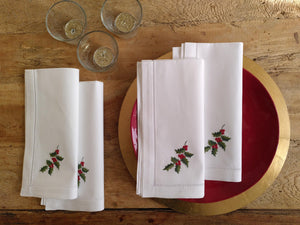 Holly napkins