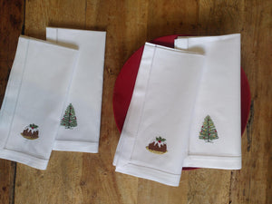 Pudding and Tree napkins