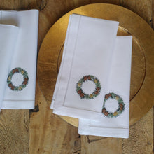 Wreath Gold napkins