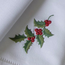 Mistletoe napkin set of 4