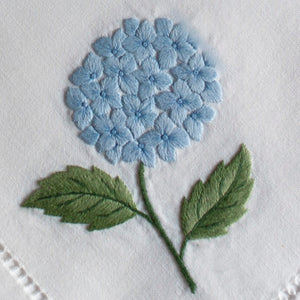 Hydrangea napkin set of 4