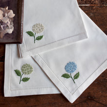 Hydrangea napkins