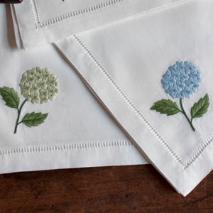 Hydrangea napkins