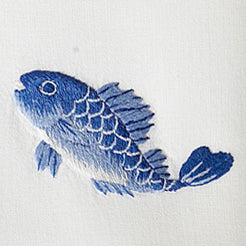 Fish Blue napkins