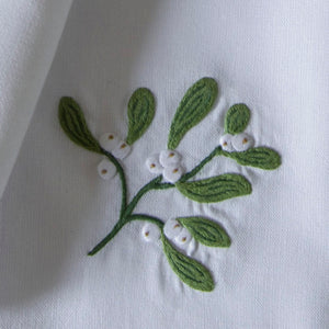 Mistletoe napkin set of 4