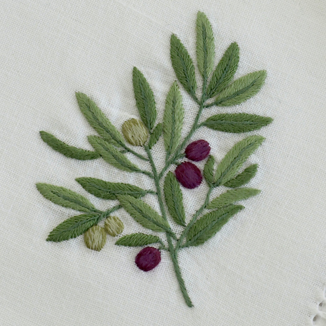 Olive napkins