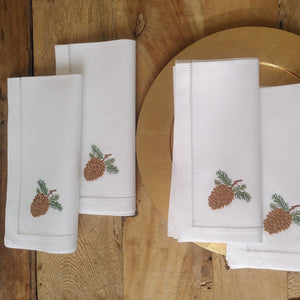 Pine Cone set of 4