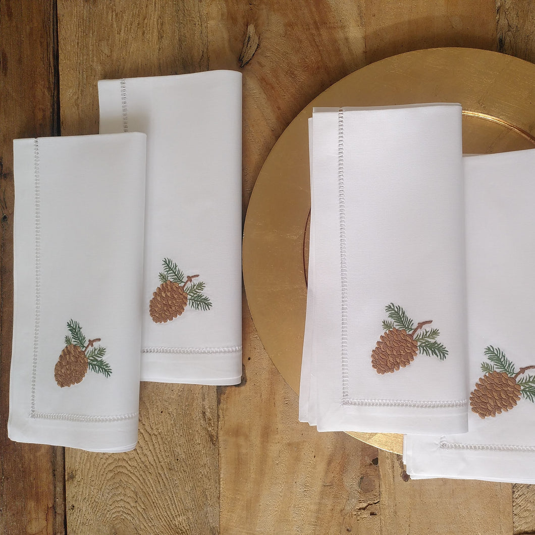 Pine Cone set of 4