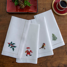 Santa napkins - set of 4