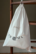 Shirts Silver Black white cotton laundry bag