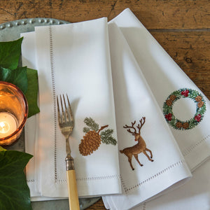 Reindeer napkins set of 4