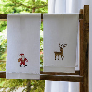 Santa hand towels